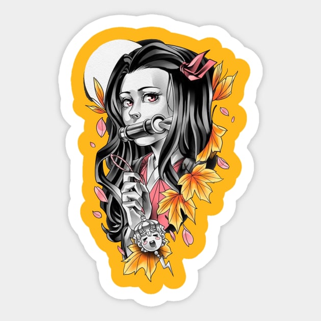 nezuko Sticker by primemoment